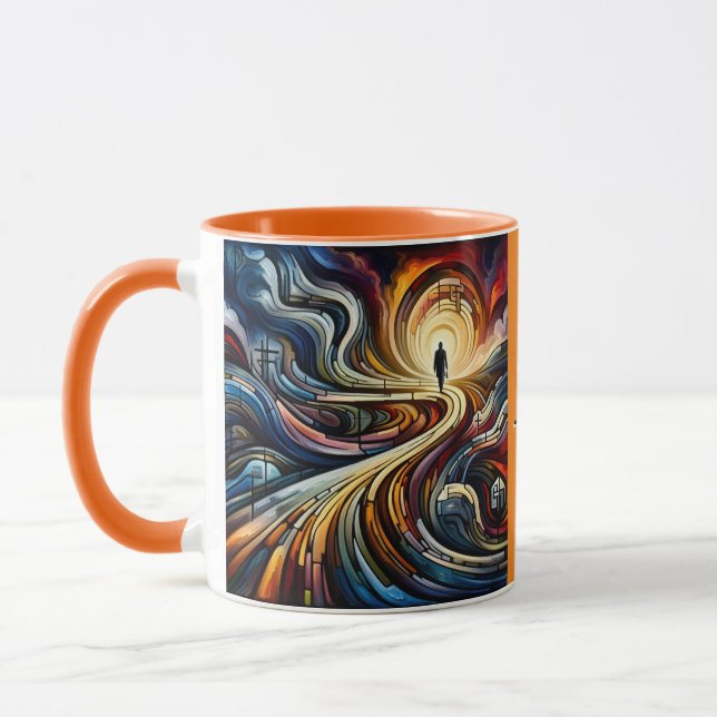 "Guided Steps"-kaffe Mugg (Vänster)