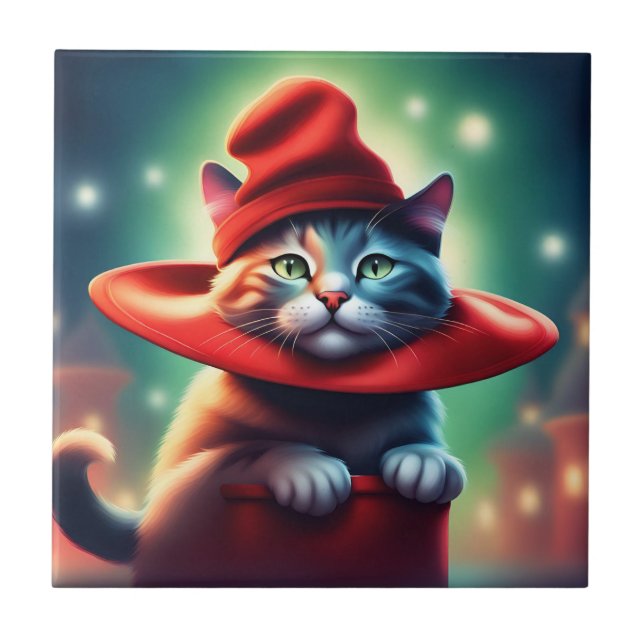 guidekatt kakelplatta (Framsidan)