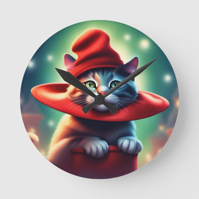 guidekatt rund klocka (Framsida)