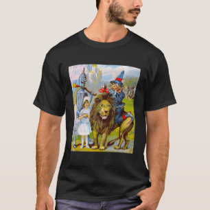 Guiden Emerald City Oz Tin Lejon Fågelskrämma Doro T Shirt