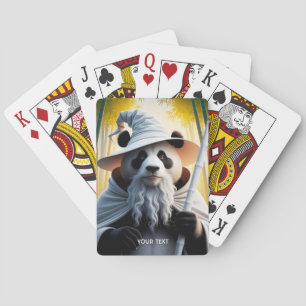 Guiden Fantasy Cute Old Panda Casinokort