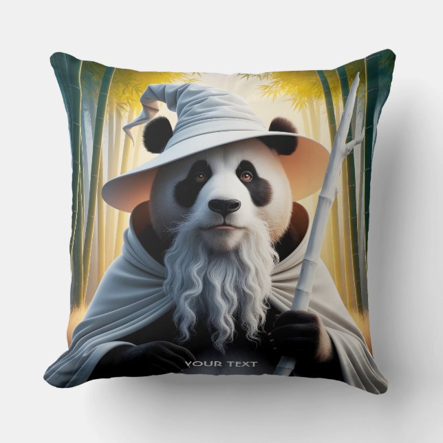 Guiden Fantasy Cute Old Panda Kudde (Framsida)