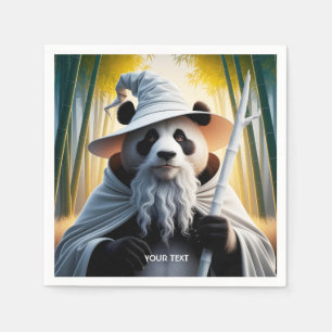 Guiden Fantasy Cute Old Panda Pappersservett