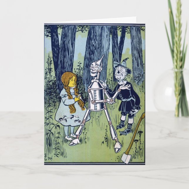 Guiden för Fågelskrämman Oz Dorothy Tin Woodsman Kort (Framsida)