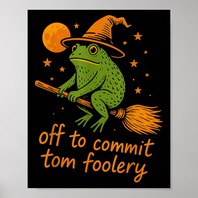 Guiden för vetemisk groda - Av för att utföra Tomf Poster (Framsidan)