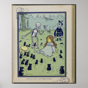 Guiden Första utgåvan av Oz Children's Bok Image Poster