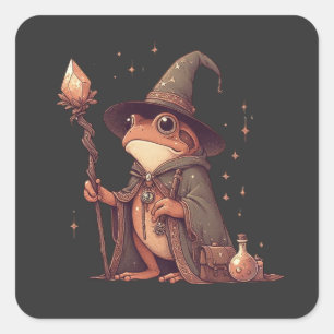 Guiden Magic Frog Fyrkantigt Klistermärke