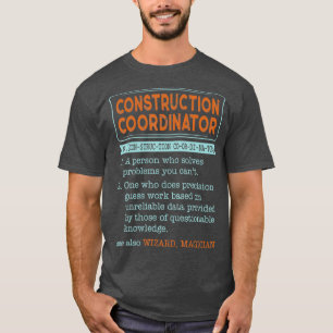Guiden Noun för ordlista för byggnadskoordinator T Shirt