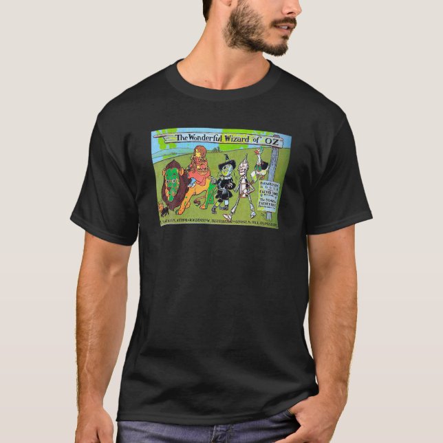 Guiden OZ Bok Character Promo T Shirt Vint (Framsida)