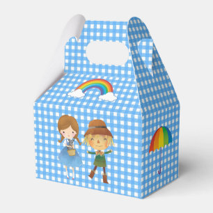 Guiden Oz Characters on Blue and White Gingham Presentaskar