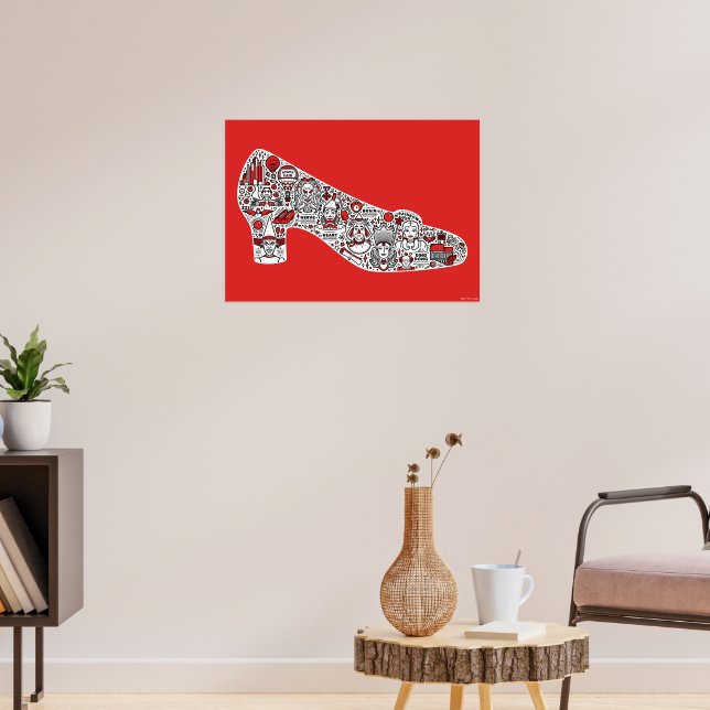 Guiden Oz Doodle Art Poster (Vardagsrum 3)