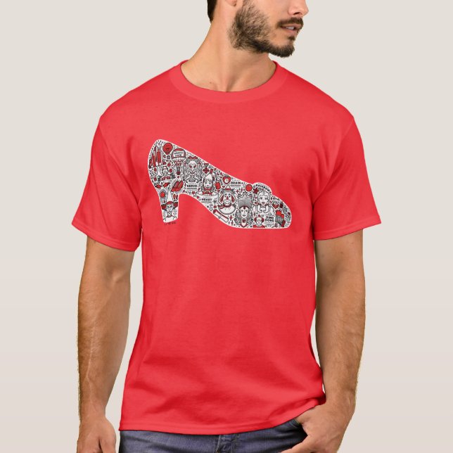 Guiden Oz Doodle Art T Shirt (Framsida)