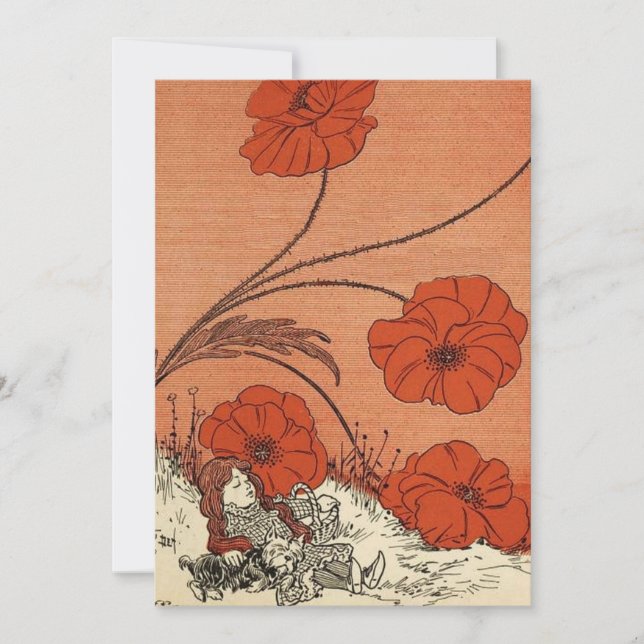 Guiden Oz Dorothy och Toto i Poppies (Framsida)