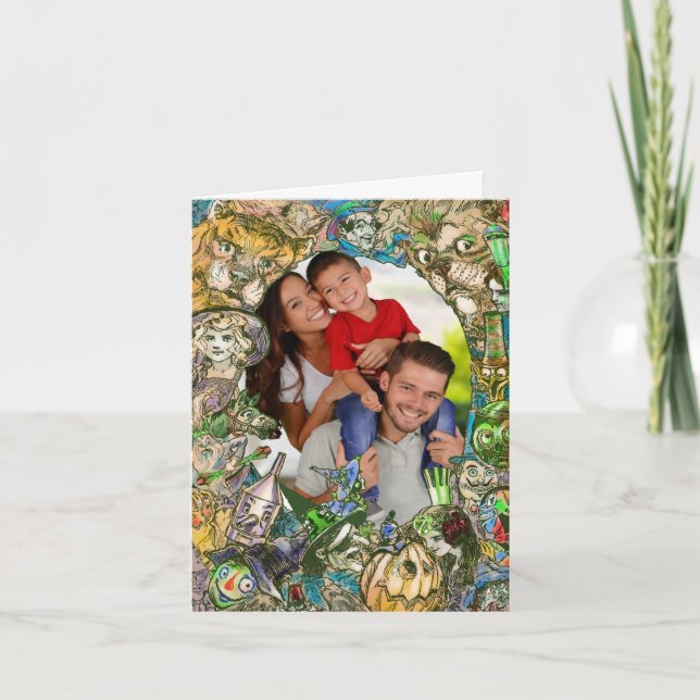 GUIDEN OZ FAMILY CHRISTMAS CARD + DIN FOTO KORT (Framsida)