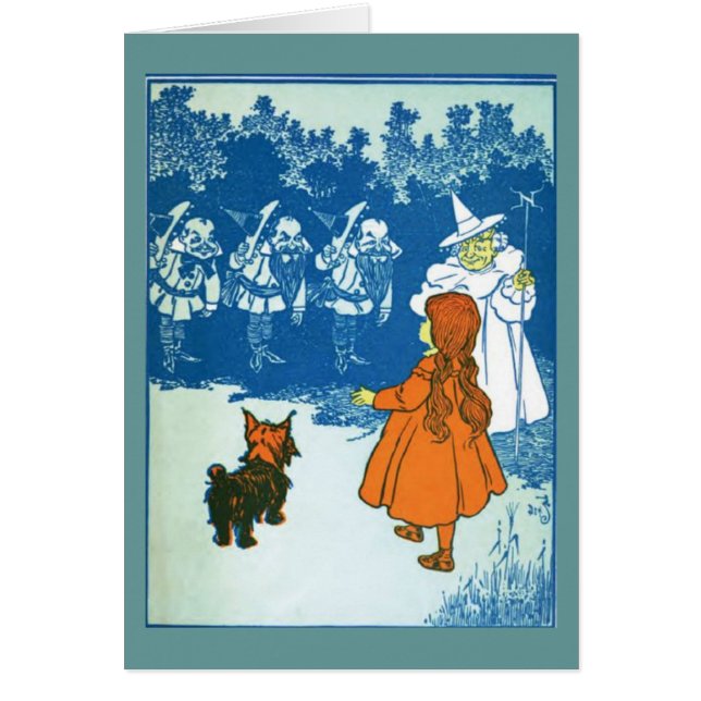 Guiden Oz Hälsningskort (Framsidan)