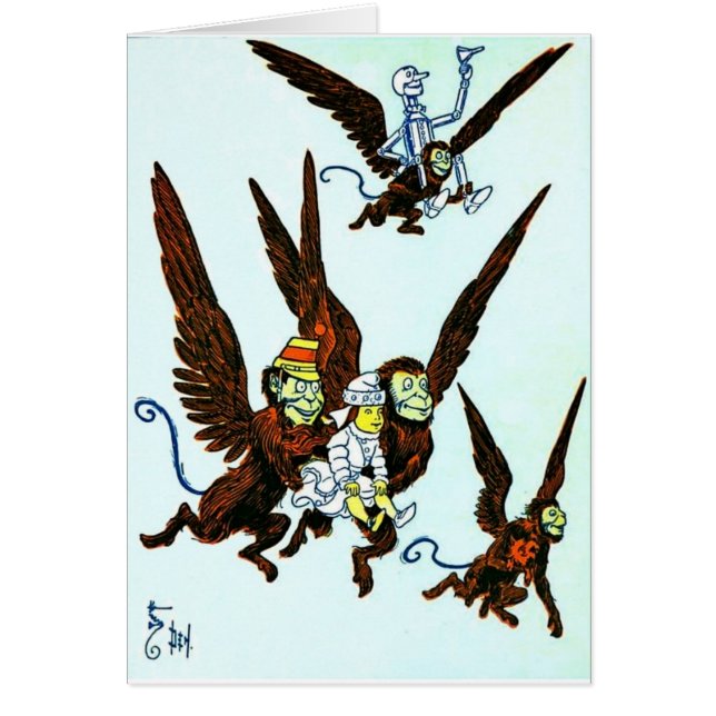 Guiden Oz Hälsningskort (Framsidan)