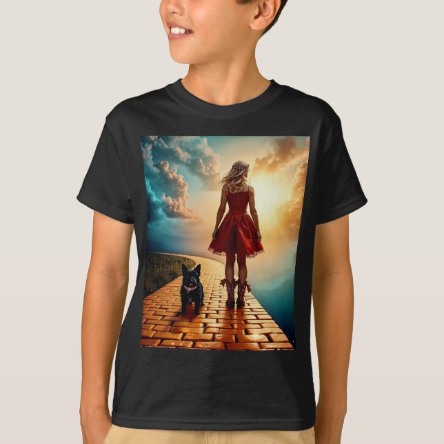 Guiden Oz - Modern Stil T Shirt (Framsida)