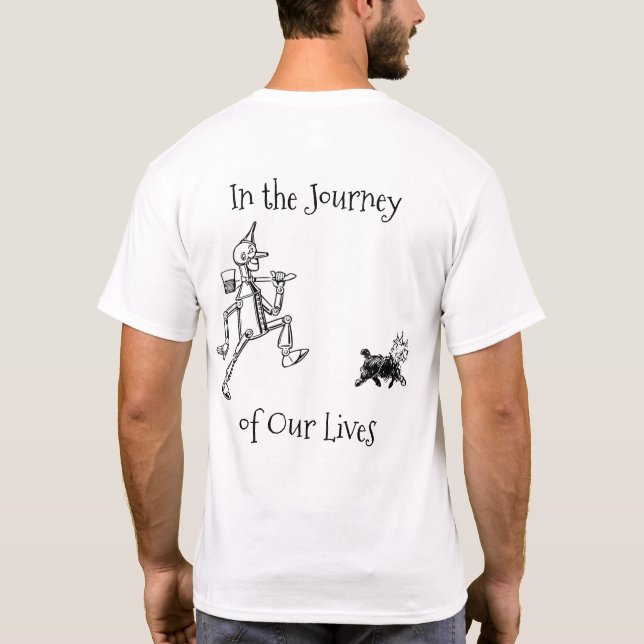 Guiden Oz - på våra livs resa T Shirt (Baksida)