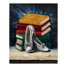 Guiden Oz Silver Shoes Giclee Print