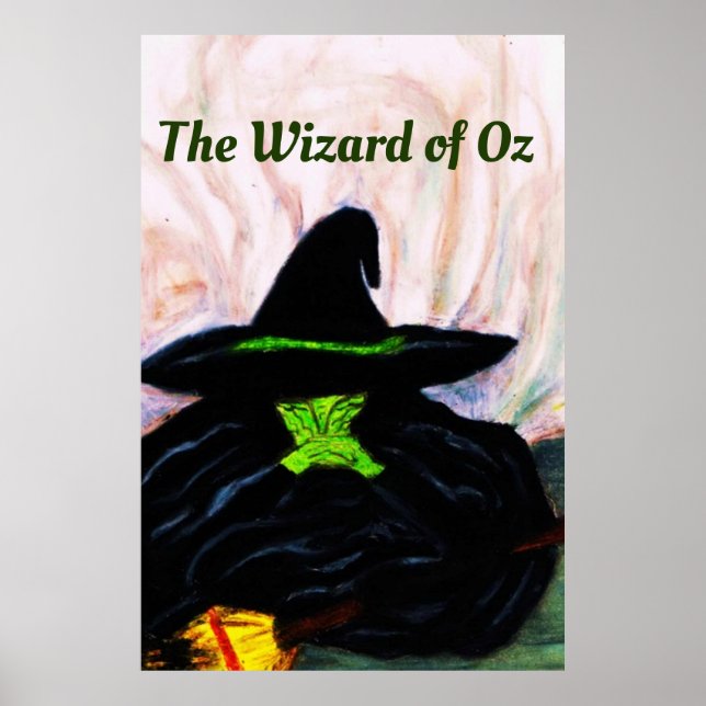 GUIDEN OZ SMÄLTER WITCH POSTER (Framsidan)