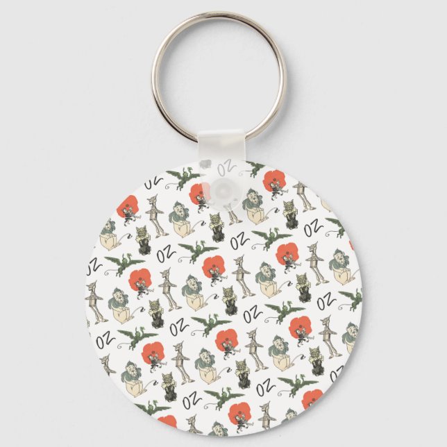 Guiden Oz-tecken Nyckelring (Framsida)