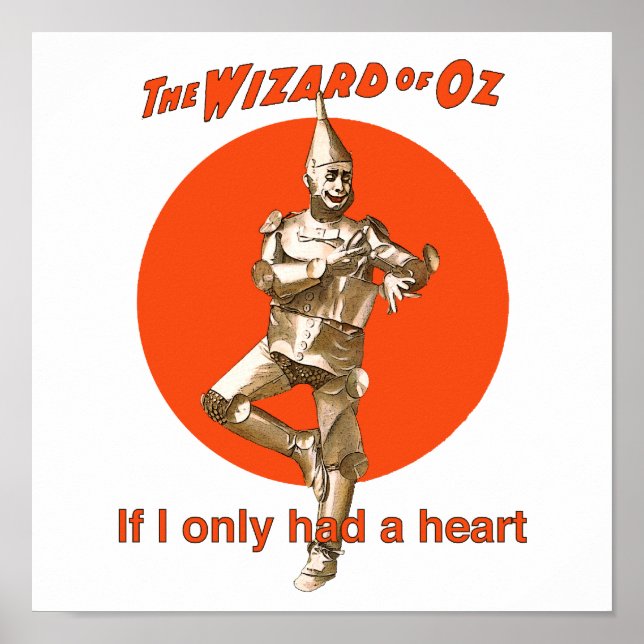 Guiden Oz Tinman Heart Poster (Framsidan)