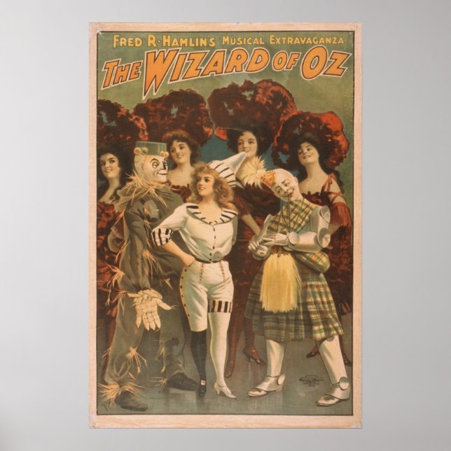 Guiden Oz Vintage Musical Poster (Framsidan)