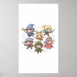 Guiden Tvätta fantasi-skogsvaktare Poster