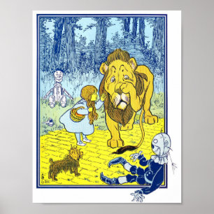 Guiden Vintage av Oz-illustration Poster