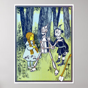 Guiden Vintage av Oz-illustration Poster