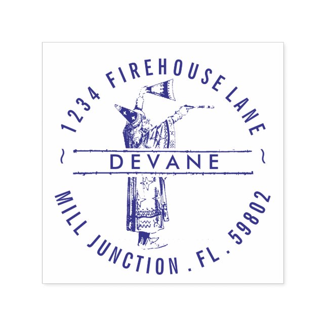 Guidens självtryckande Returadress Frimärke Självfärgande Stämpel (Design)