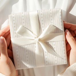 Guidge Neutralt Färg Mönster Wrapping Papper Presentpapper