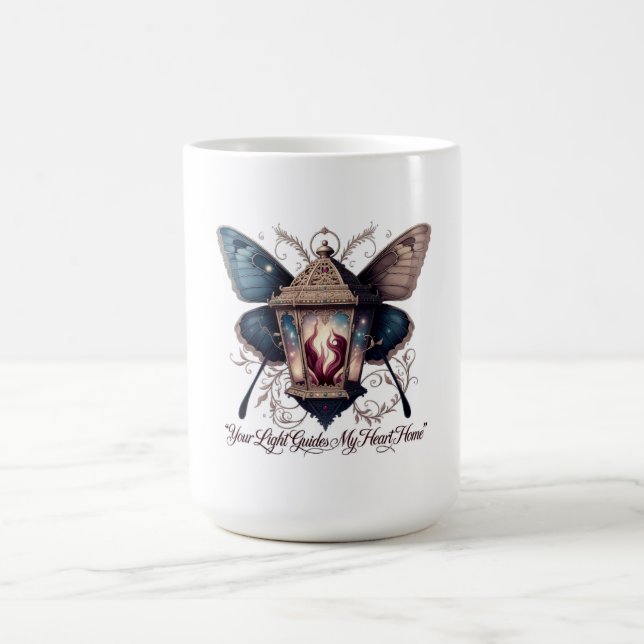 Guiding Light Eternal Flame Lantern Romance Gifts  Kaffemugg (Center)