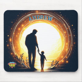 Guiding Light - Far & Child Sunset Mousepad Musmatta