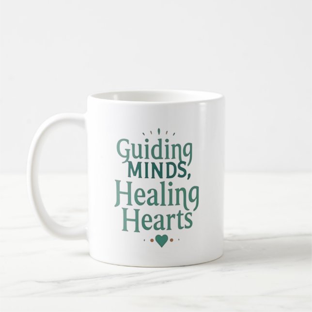 Guiding Minds, Healing Hearts – School Counselor Kaffemugg (Vänster)