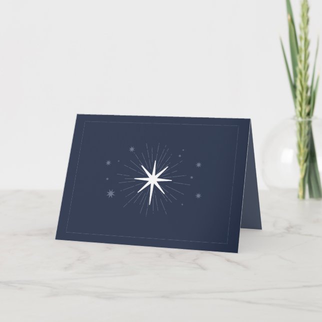 GUIDING STAR | Julkort Helgkort (Framsida)