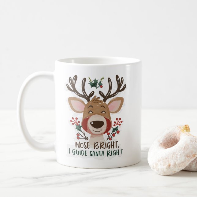 Guidljus: Rudolph Kaffemugg (Med munk)