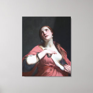 Guido Cagnacci döden av Cleopatra Canvastryck