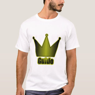 Guido kronablått tee shirt