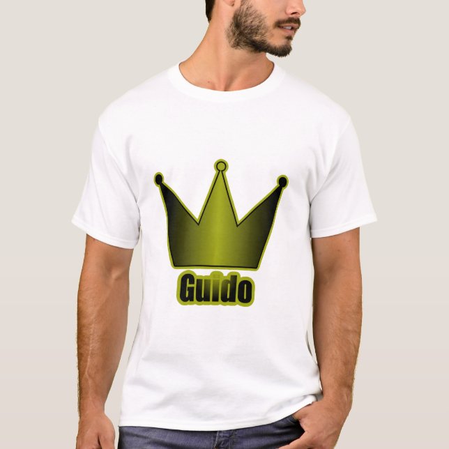 Guido kronablått tee shirt (Framsida)