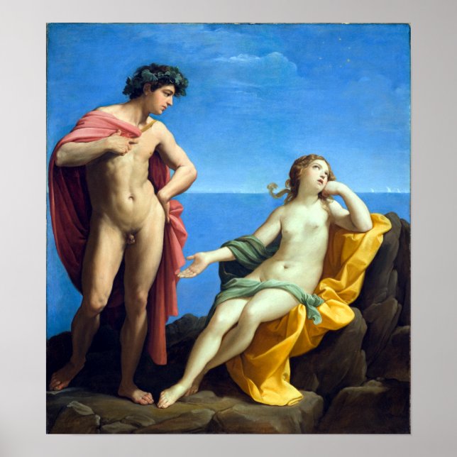 Guido Reni Bacchus och Ariadne Poster (Framsidan)