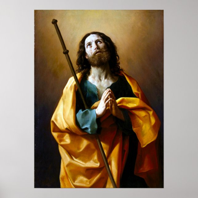 Guido Reni Saint James Underbarare Poster (Framsidan)