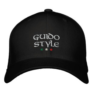 ’Guido Stil’ broderade tak Broderad Keps