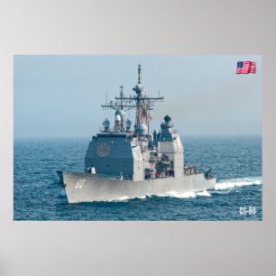 GUIED-MISSILE CRUISER - CG-60 POSTER
