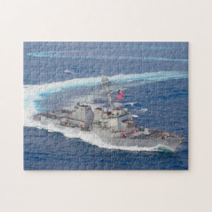 GUIED-MISSILE FÖRSTÖRARE - DDG-110 (11 x 14 INCH) Pussel