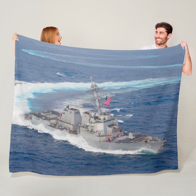 GUIED-MISSILE FÖRSTÖRARE - DDG-110 FLEECEFILT (På plats)