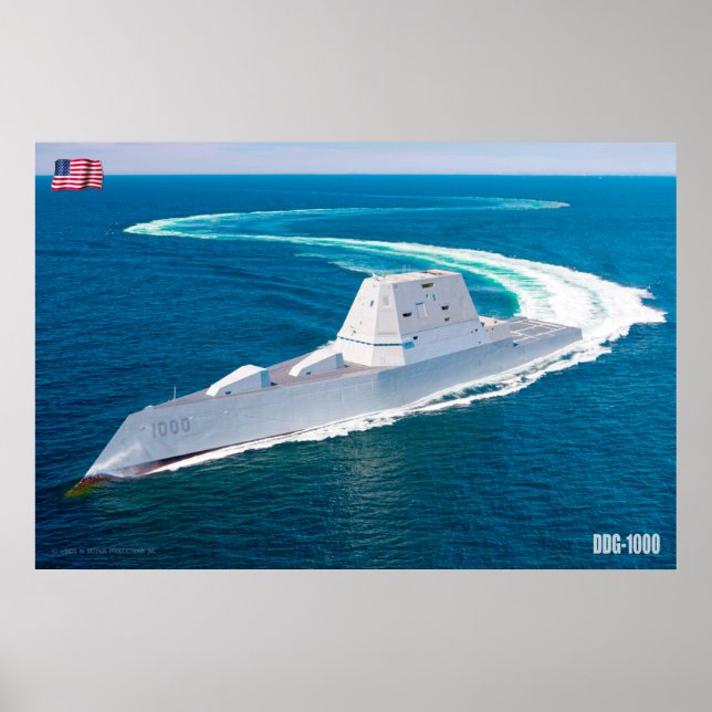 GUIED-MISSILE FÖRSTÖRARE - GD 1000 POSTER (Framsidan)