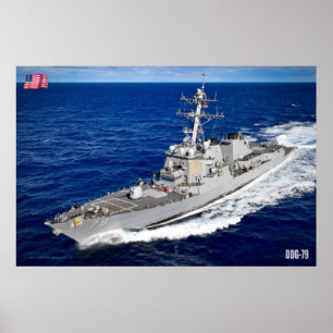 GUIED-MISSILE FÖRSTÖRARE - GD-79 POSTER