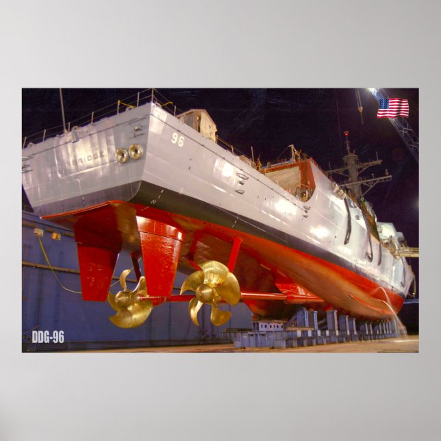 GUIED-MISSILE FÖRSTÖRARE - GD-96 POSTER (Framsidan)