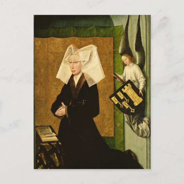 Guigone de Salins, donatorns hustru Vykort (Framsida)